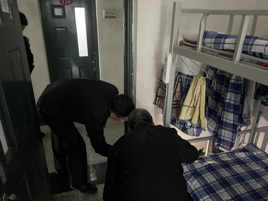 我院联合新区公安分局开展学生公寓安全隐患排查整治行动